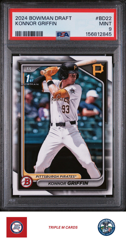 2024 Bowman Draft #BD-22 Konnor Griffin PSA 9