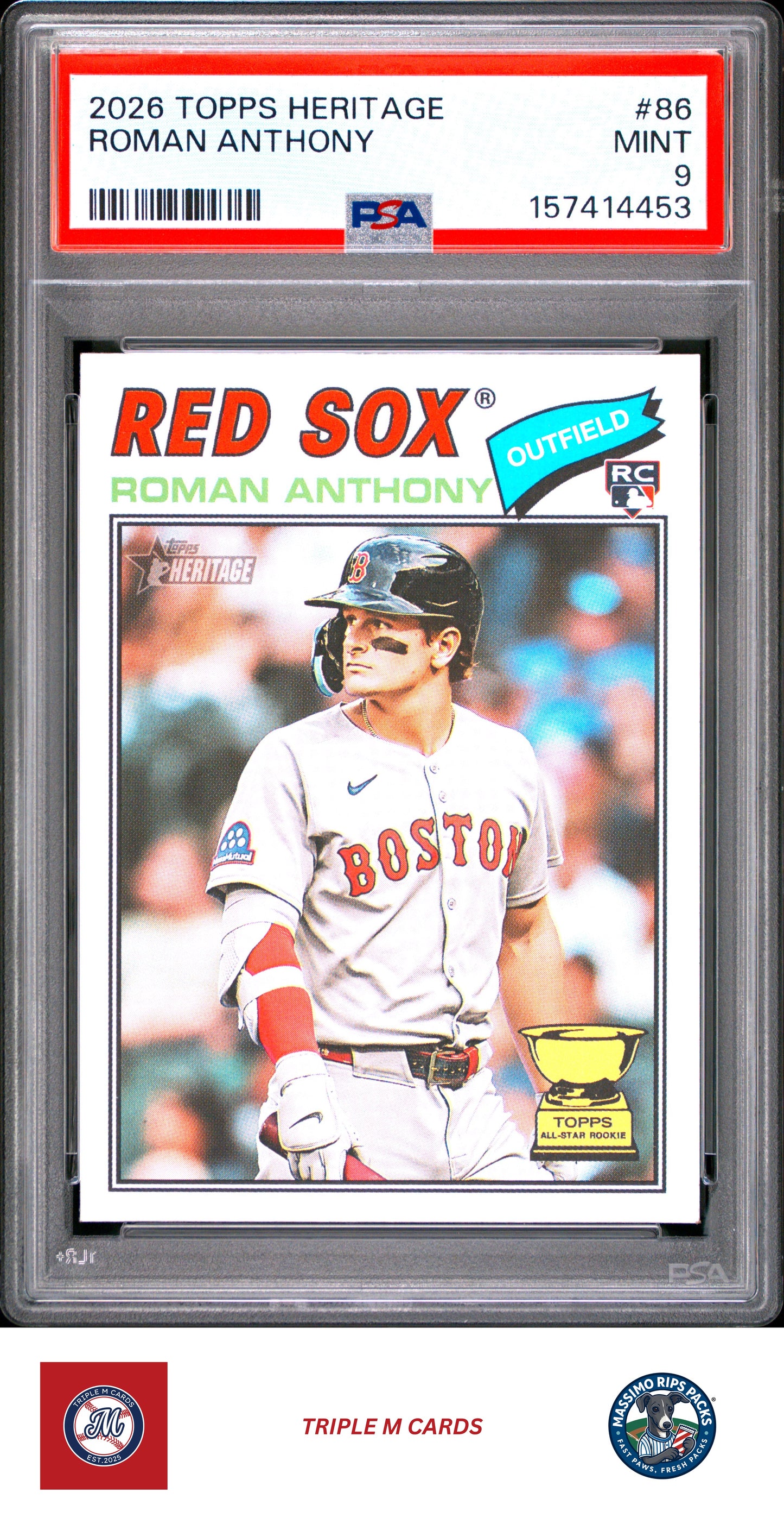 2026 Topps Heritage #86 Roman Anthony PSA 9