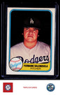 1981 Fleer #140 Fernando Valenzuela