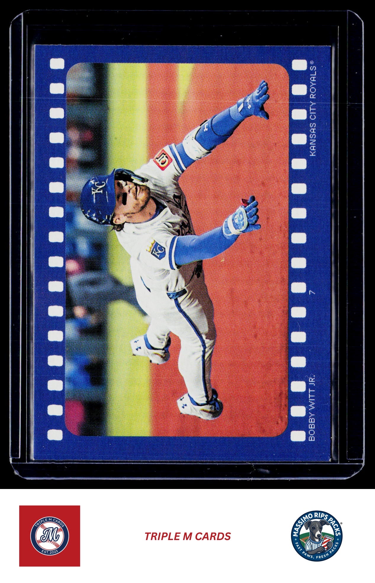 2026 Topps Heritage #RA-BW Bobby Witt Jr Ready, and Action!