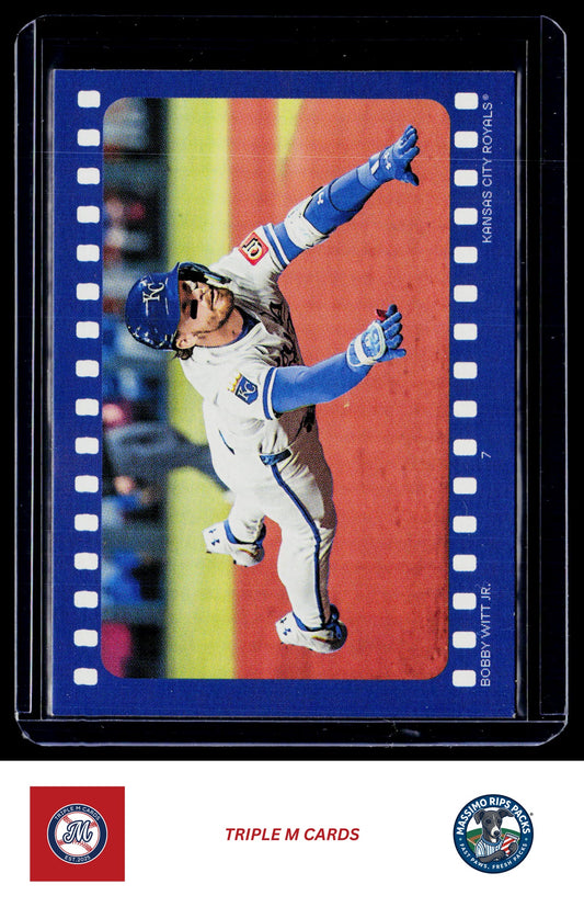 2026 Topps Heritage #RA-BW Bobby Witt Jr Ready, and Action!