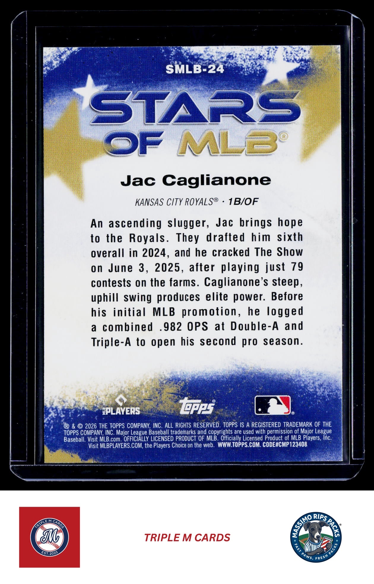 2026 Topps #SMLB-24 Jac Caglianone Stars of MLB