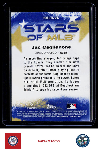 2026 Topps #SMLB-24 Jac Caglianone Stars of MLB