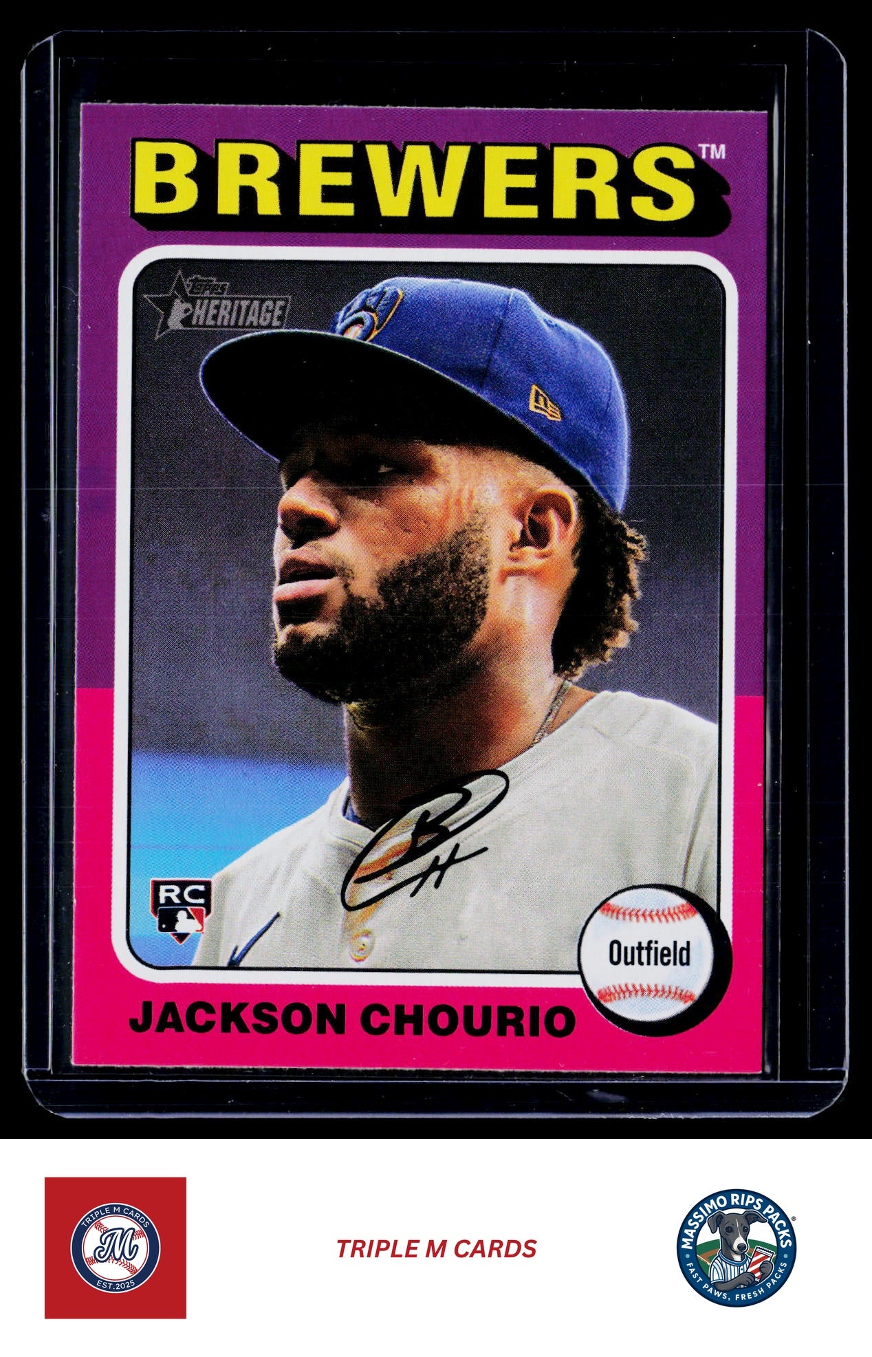 2024 Topps Heritage #632 Jackson Chourio
