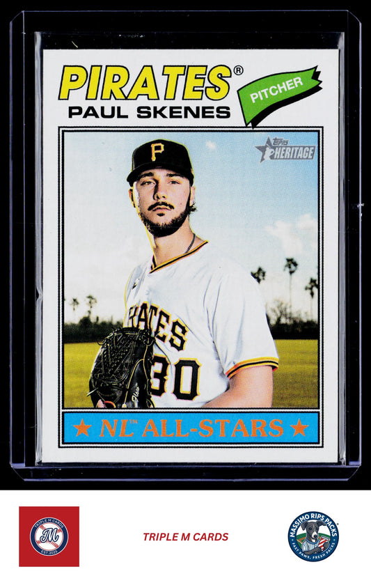2026 Topps Heritage #33 Paul Skenes