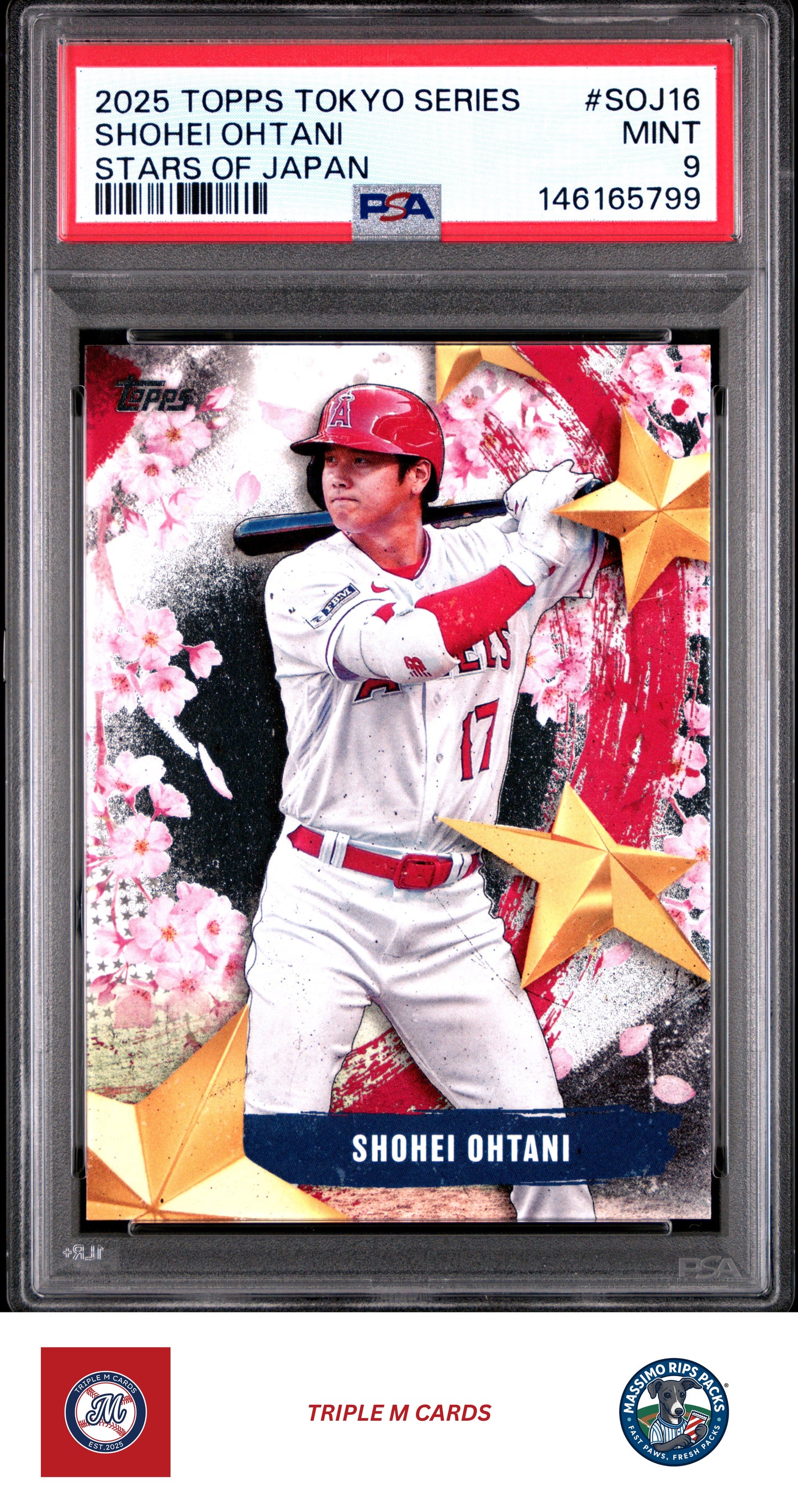 2025 Topps #SOJ-16 Shohei Ohtani Stars of Japan PSA 9