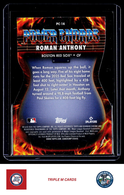 2026 Bowman #PC-14 Roman Anthony Power Chords