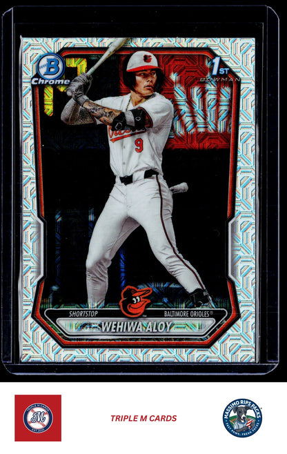 2026 Bowman #BCP-135 Wehiwa Aloy Chrome Prospects Mojo Refractor