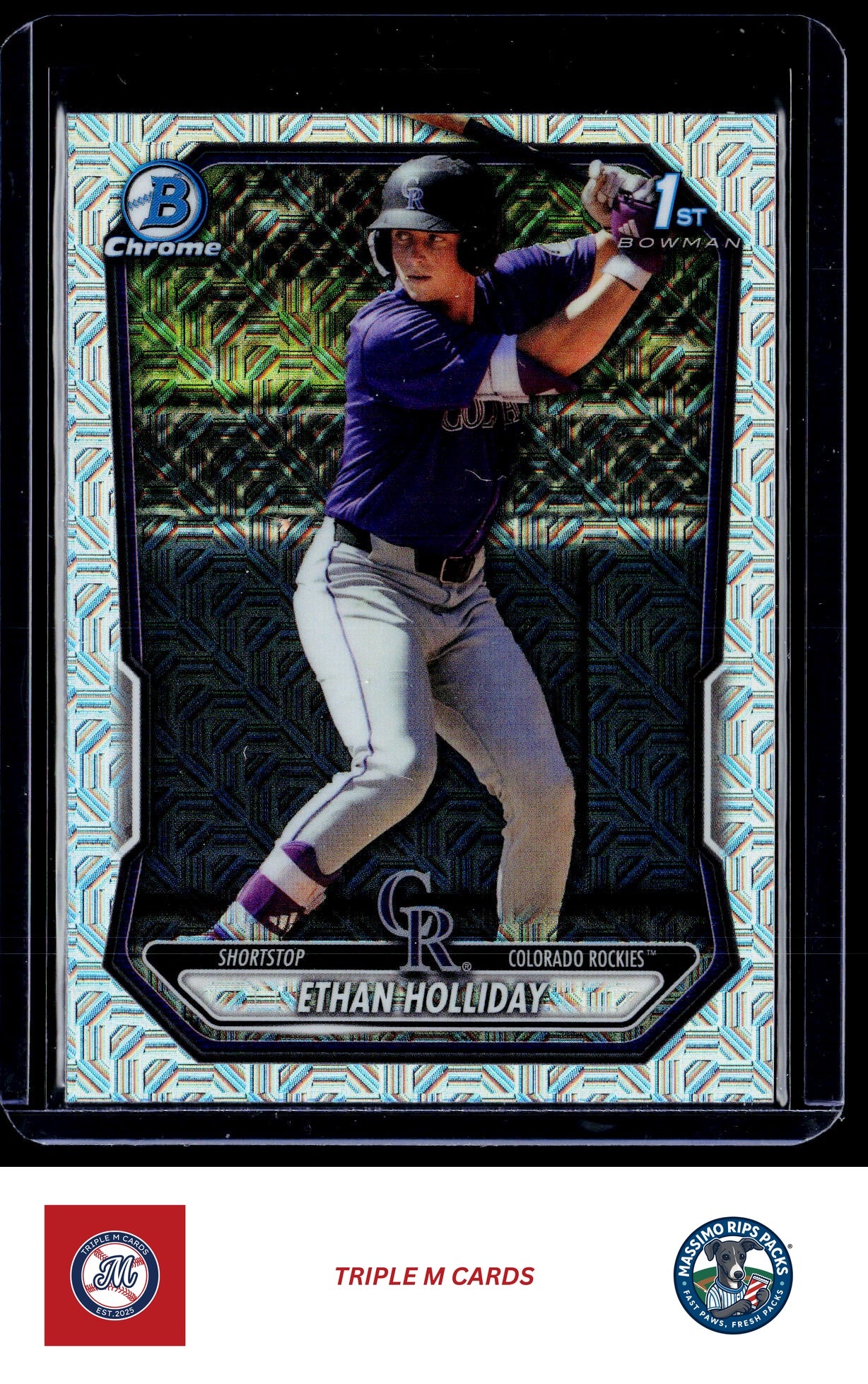 2026 Bowman #BCP-1 Ethan Holliday Chrome Prospects Mojo Refractor