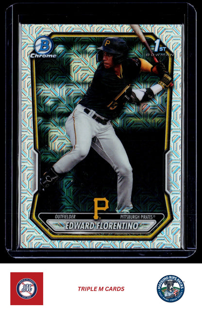 2026 Bowman #BCP-82 Edward Florentino Chrome Prospects Mojo Refractor