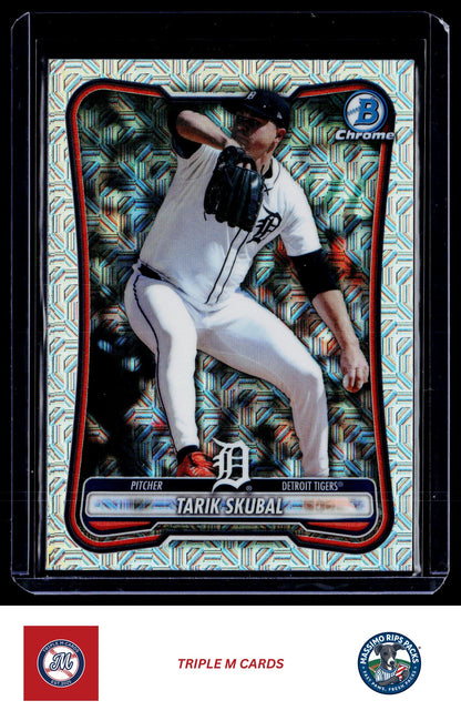 2026 Bowman #76 Tarik Skubal Chrome Mojo Refractors