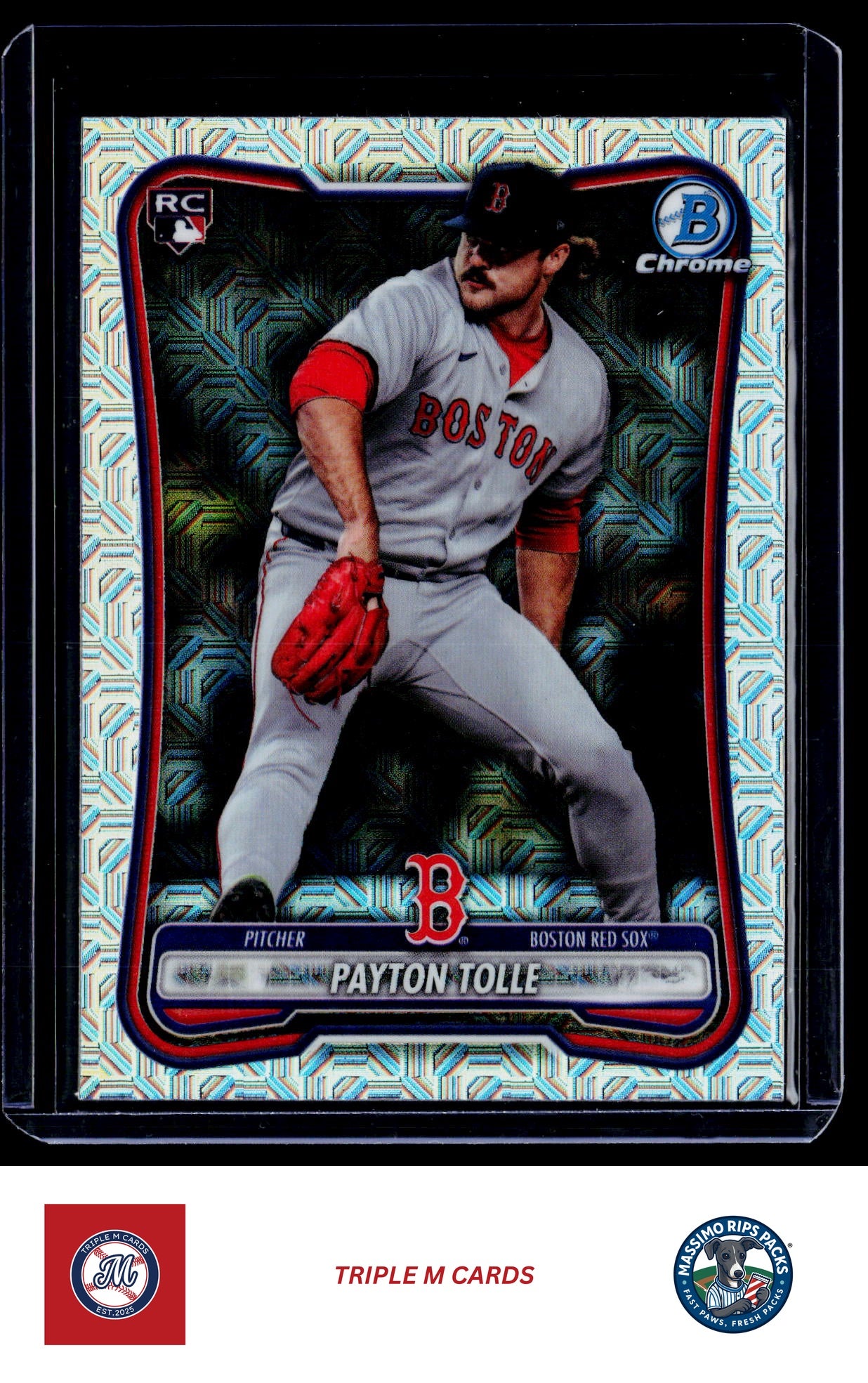 2026 Bowman #26 Payton Tolle Chrome Mojo Refractors