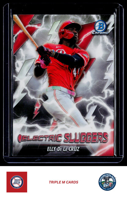 2026 Bowman #ES-9 Elly De La Cruz Electric Sluggers