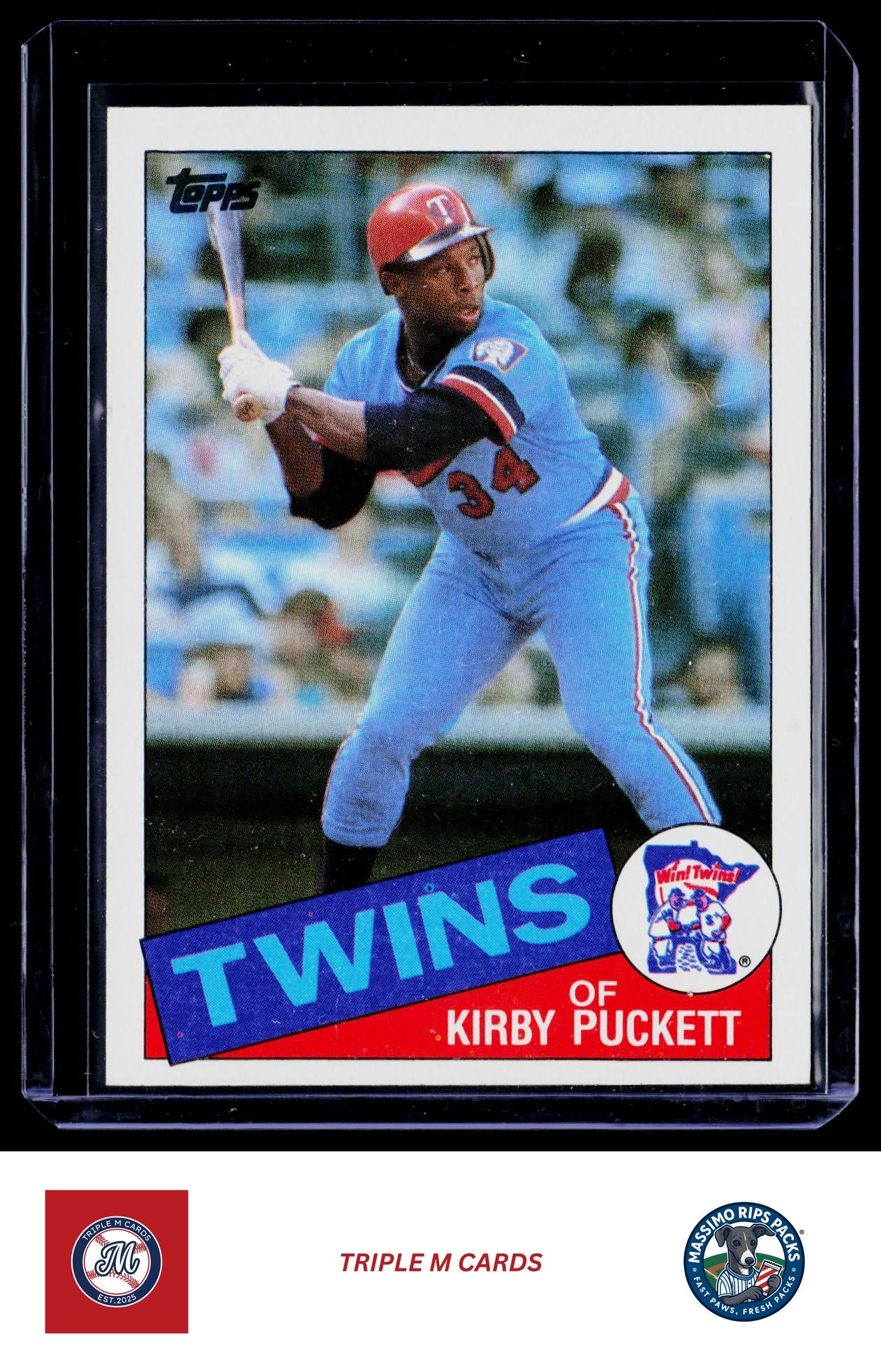 1985 Topps #536 Kirby Puckett