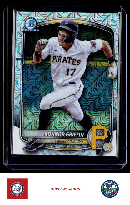 2025 Bowman #BCP-86 Konnor Griffin Chrome Prospects Mojo Refractor