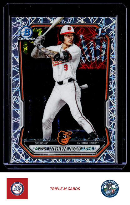 2026 Bowman #BCP-135 Wehiwa Aloy Chrome Prospects Lazer Refractor