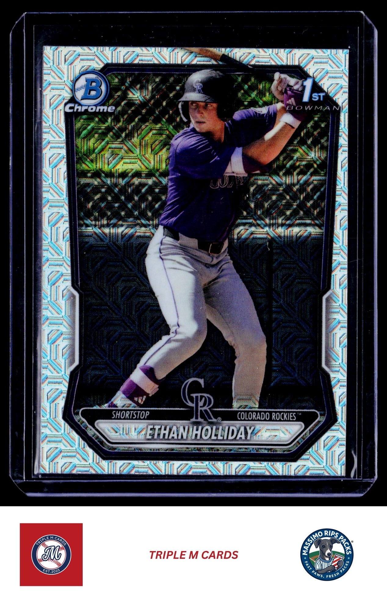 2026 Bowman #BCP-1 Ethan Holliday Chrome Prospects Mojo Refractor