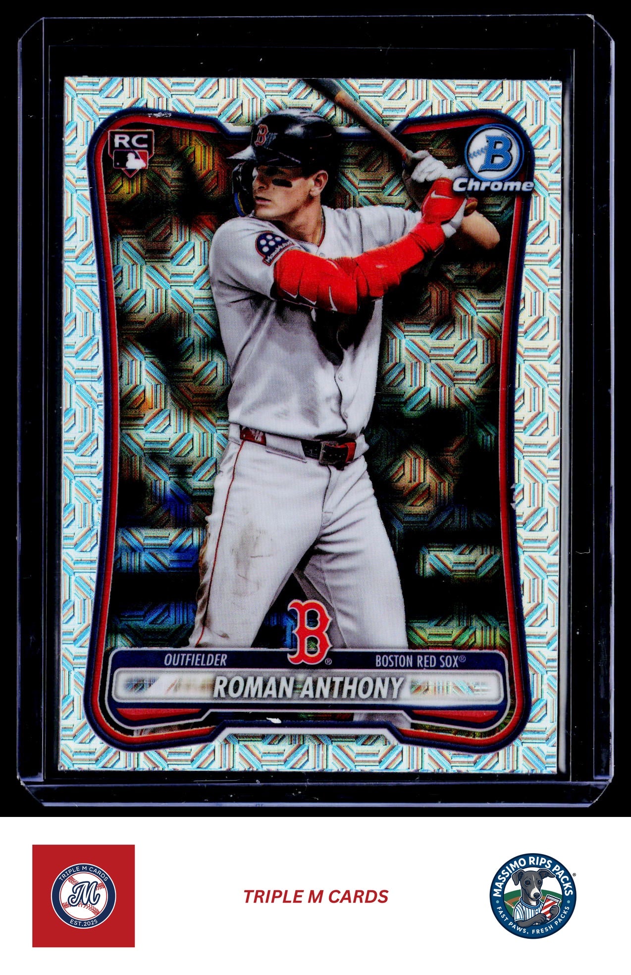 2026 Bowman #18 Roman Anthony Chrome Mojo Refractors