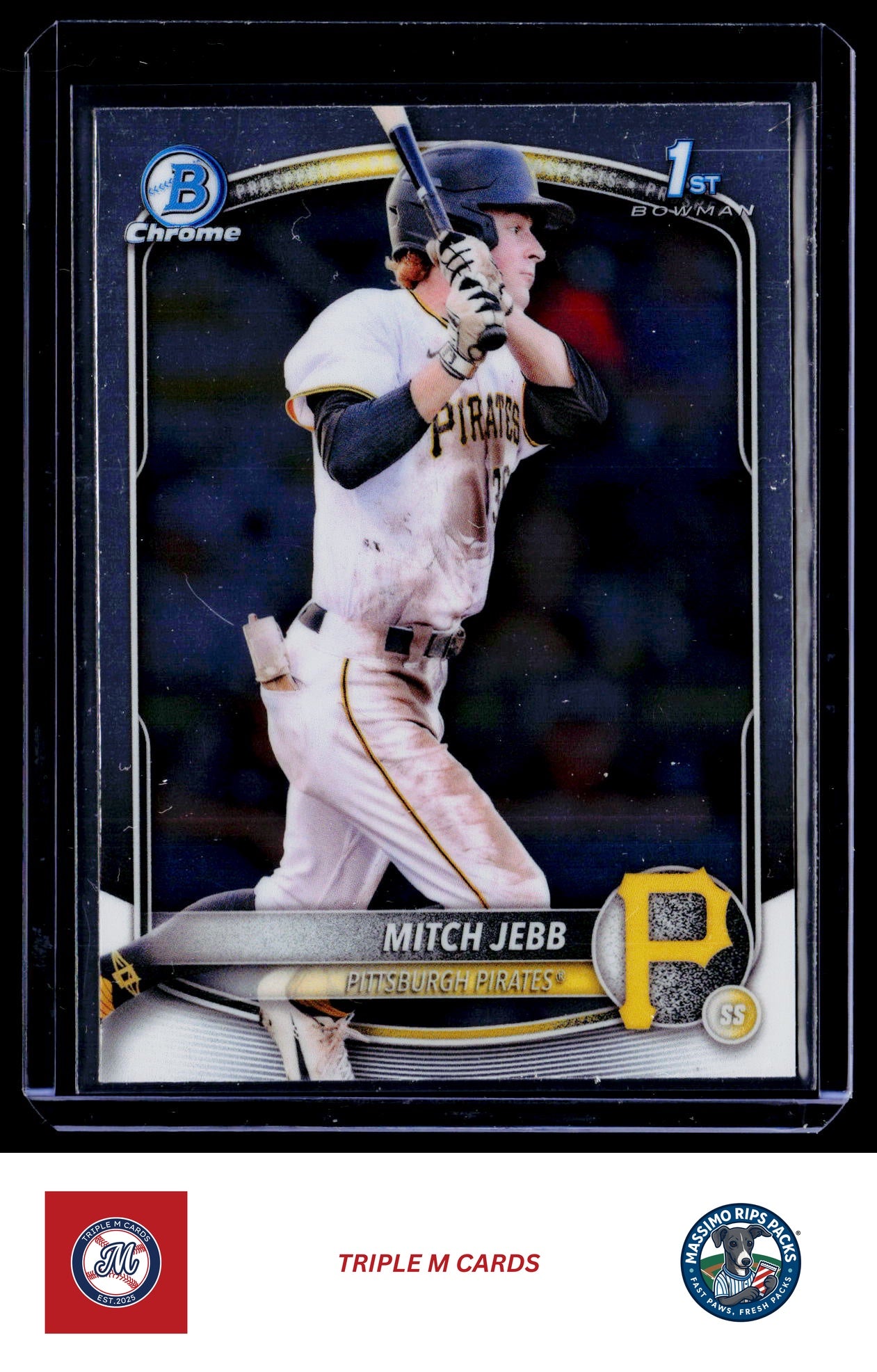 2025 Bowman #BCP-41 Mitch Jebb Chrome Prospects