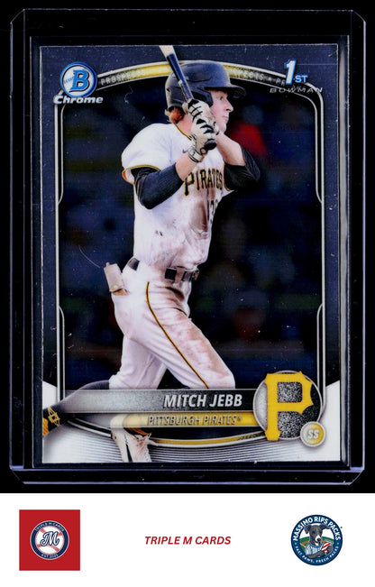 2025 Bowman #BCP-41 Mitch Jebb Chrome Prospects