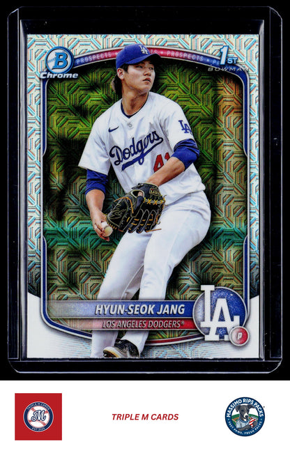 2025 Bowman #BCP-51 Hyun-Seok Jang Chrome Prospects Mojo Refractor