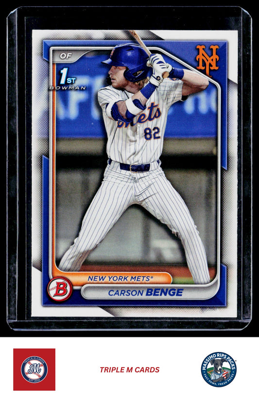 2024 Bowman Draft #BD-28 Carson Benge