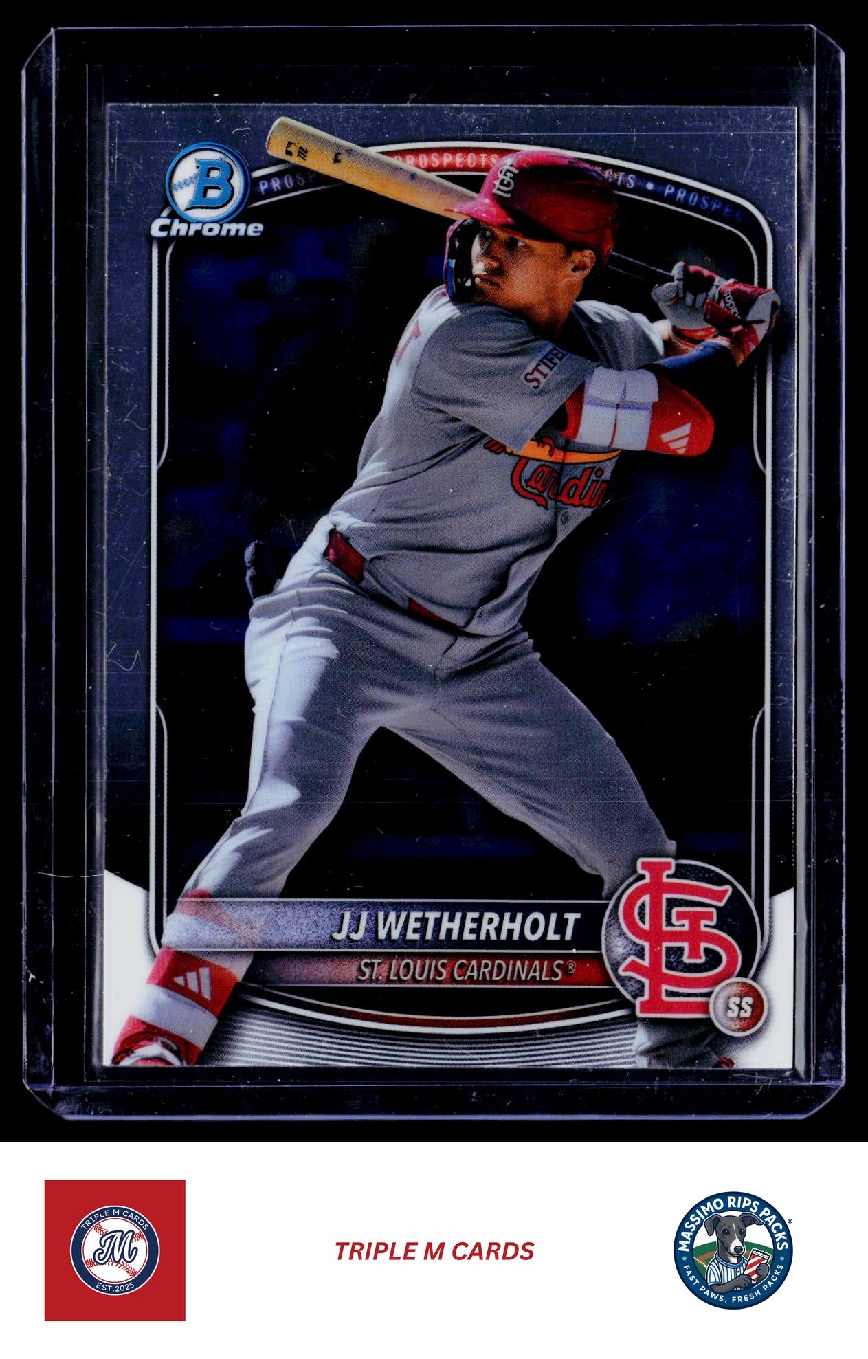 2025 Bowman Chrome #BCP-241 JJ Wetherholt Prospects