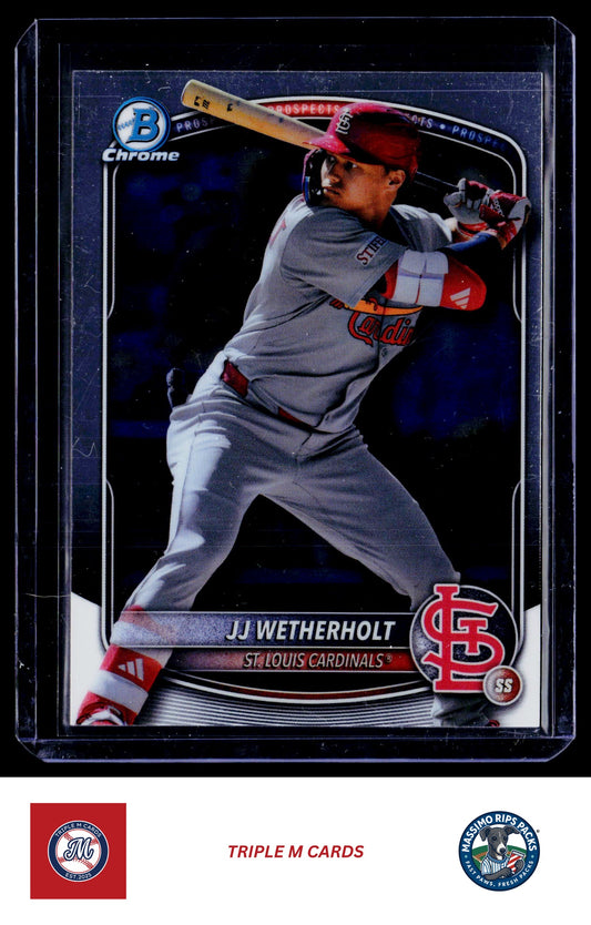 2025 Bowman Chrome #BCP-241 JJ Wetherholt Prospects