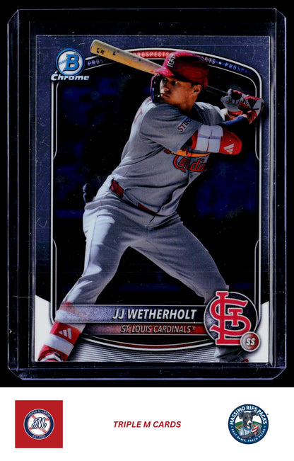 2025 Bowman Chrome #BCP-241 JJ Wetherholt Prospects