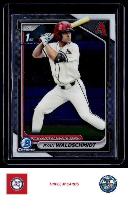 2024 Bowman Draft #BDC-18 Ryan Waldschmidt Chrome Refractor