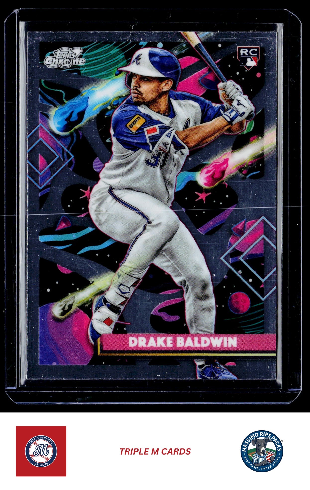 2025 Topps Chrome Cosmic #96 Drake Baldwin