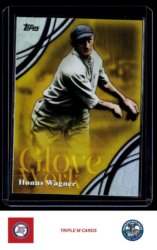 2026 Topps #GW-40 Honus Wagner Glove Work