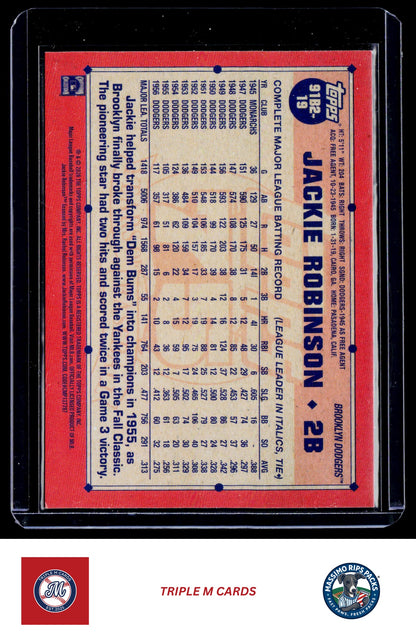 2026 Topps #91B2-19 Jackie Robinson