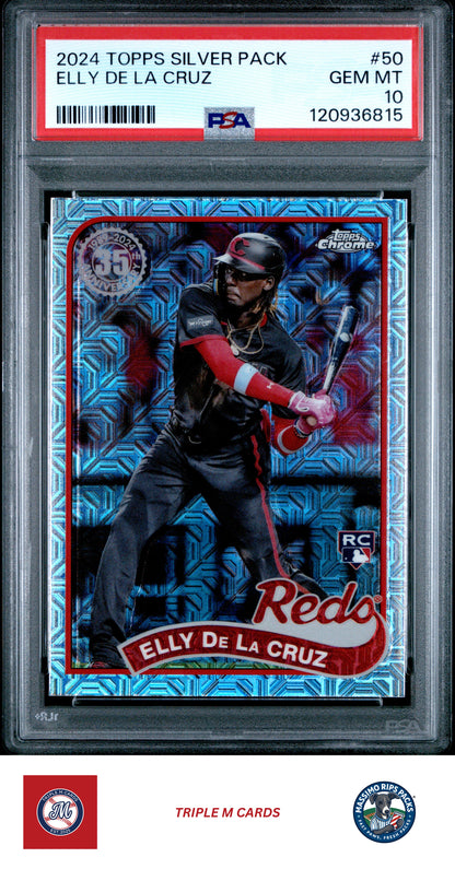 2024 Topps #2T89C-50 Elly De La Cruz PSA 10