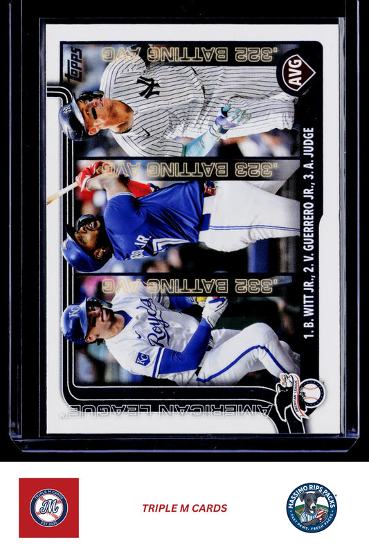 2025 Topps #345 American League Leaders AVG