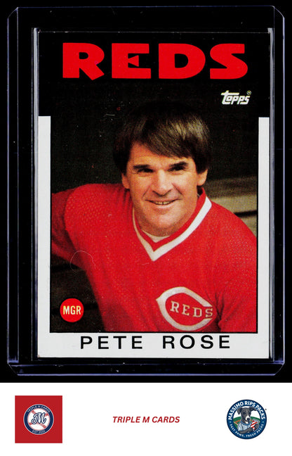 1986 Topps #741 Pete Rose