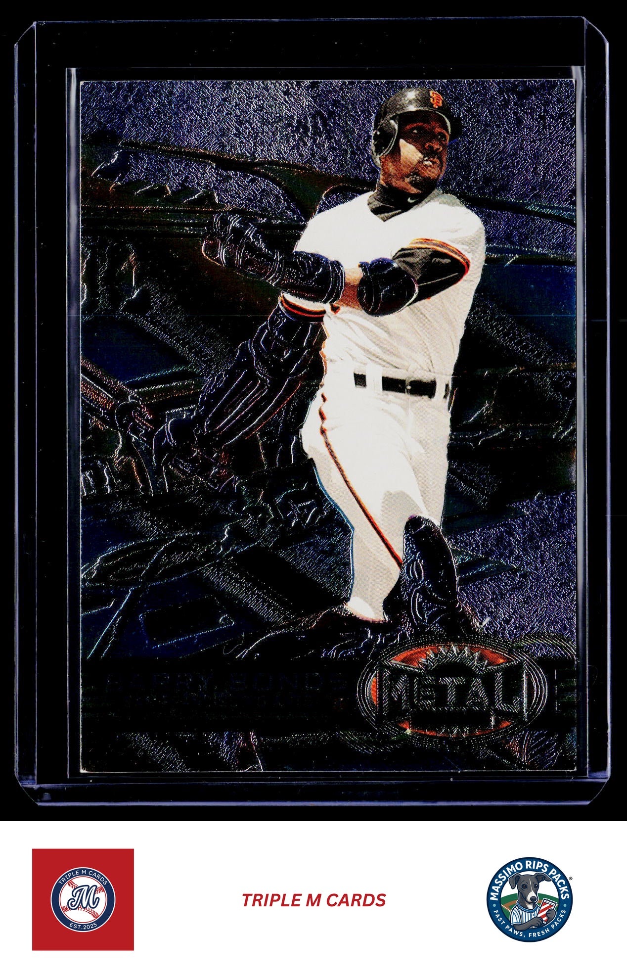 1997 Metal Universe #242 Barry Bonds