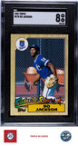 1987 Topps #170 Bo Jackson SGC 8