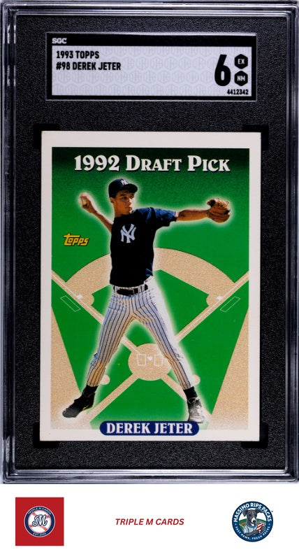 1993 Topps #98 Derek Jeter SGC 6