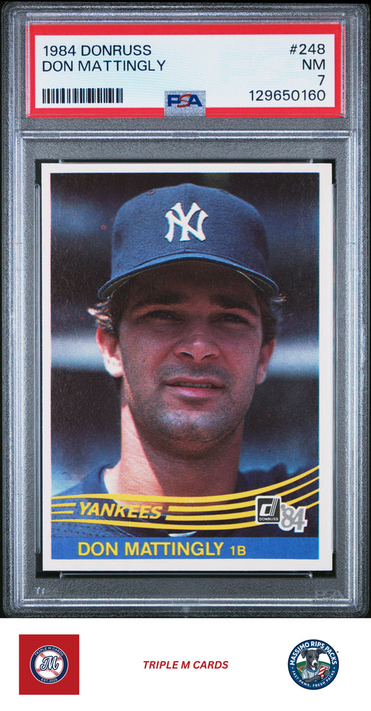 1984 Donruss #248 Don Mattingly PSA 7