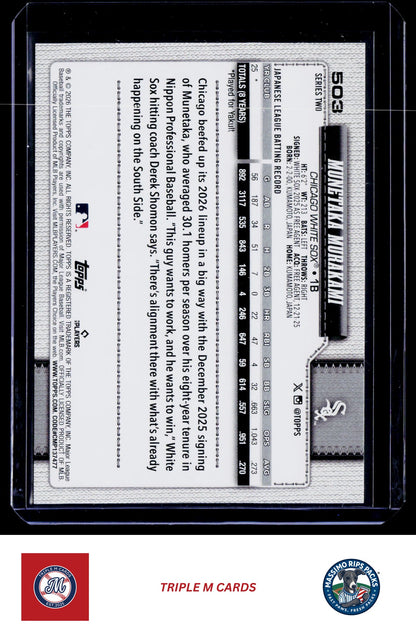 2026 Topps #503 Munetaka Murakami