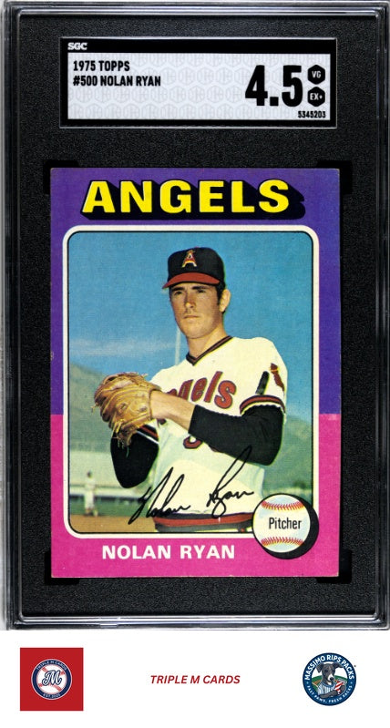 1975 Topps #500 Nolan Ryan SGC 4.5
