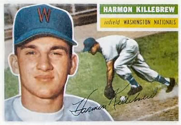 1956 Topps #164b Harmon Killebrew PSA 3