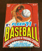 1991 Fleer Baseball Wax Box