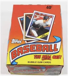 1988 Topps Baseball Wax Box