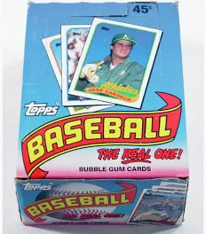 1989 Topps Baseball Wax Box