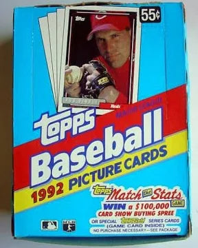 1992 Topps Baseball Wax Box