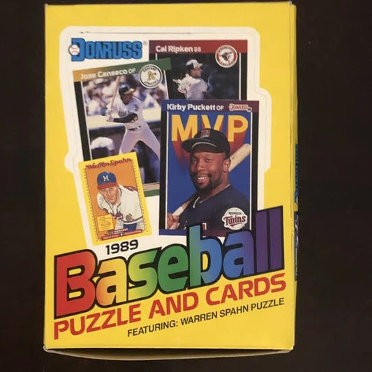 1989 Donruss Baseball Wax Box
