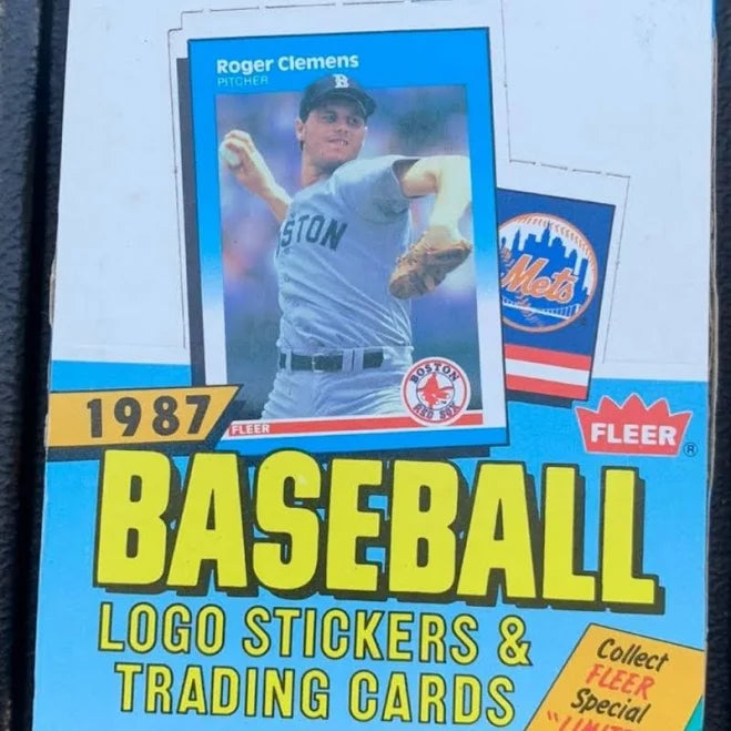 1987 Fleer Baseball Wax Box