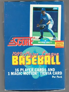 1989 Score Baseball Wax Box